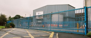 Tracked sliding gate 12m each leaf