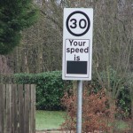 Radar speed sign blank