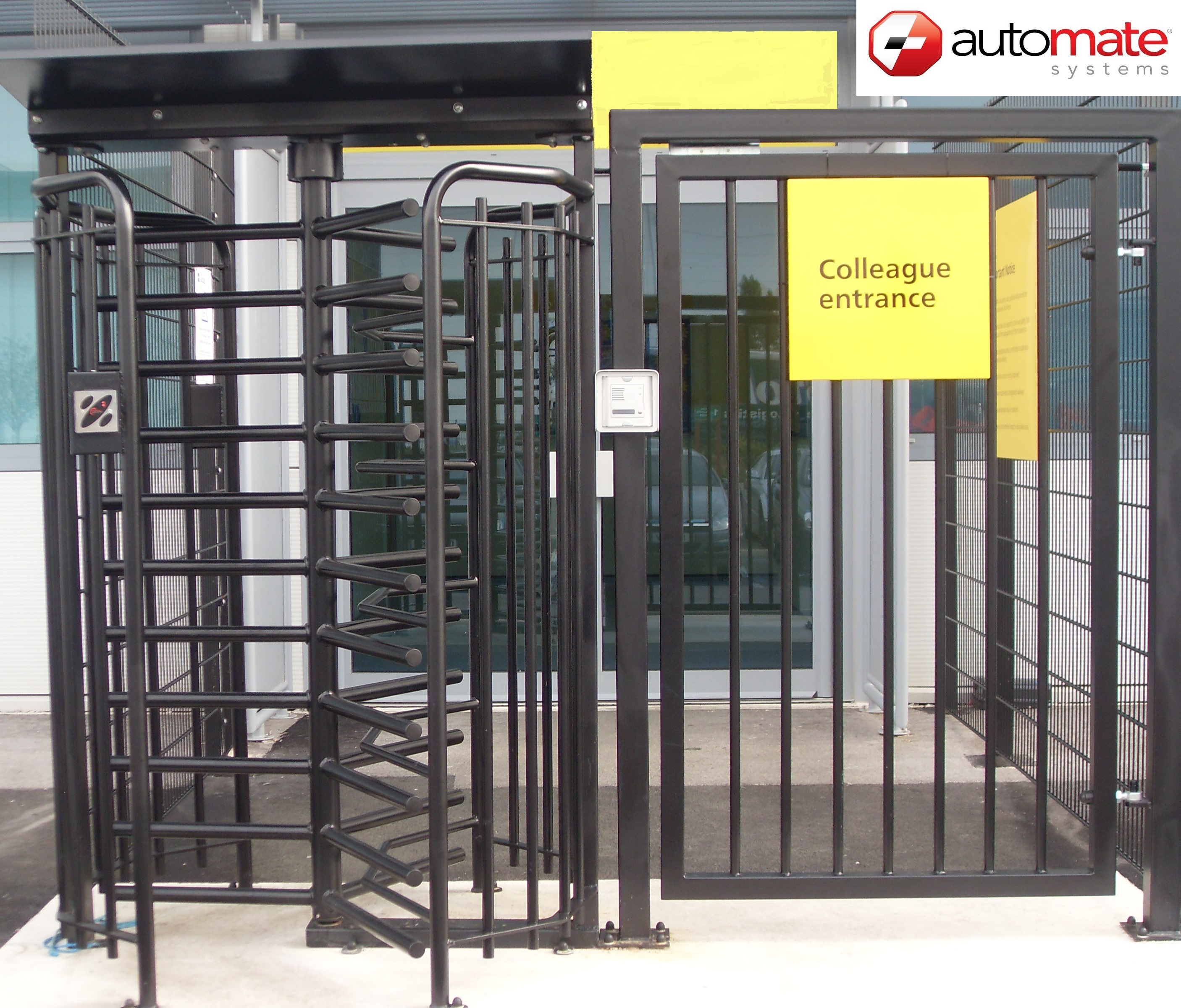 DDA Gate with Full Height Turnstile - Automate Systems