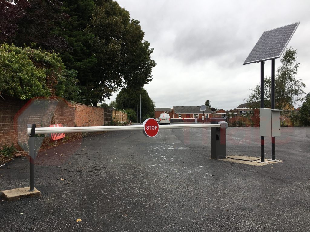 Solar Powered Barriers