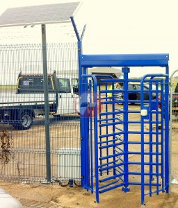 Solar Powered Turnstile